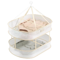 Household clothes basket clothes net sweater socks sweater drying artifact flat clothes drying rack sweater net pocket