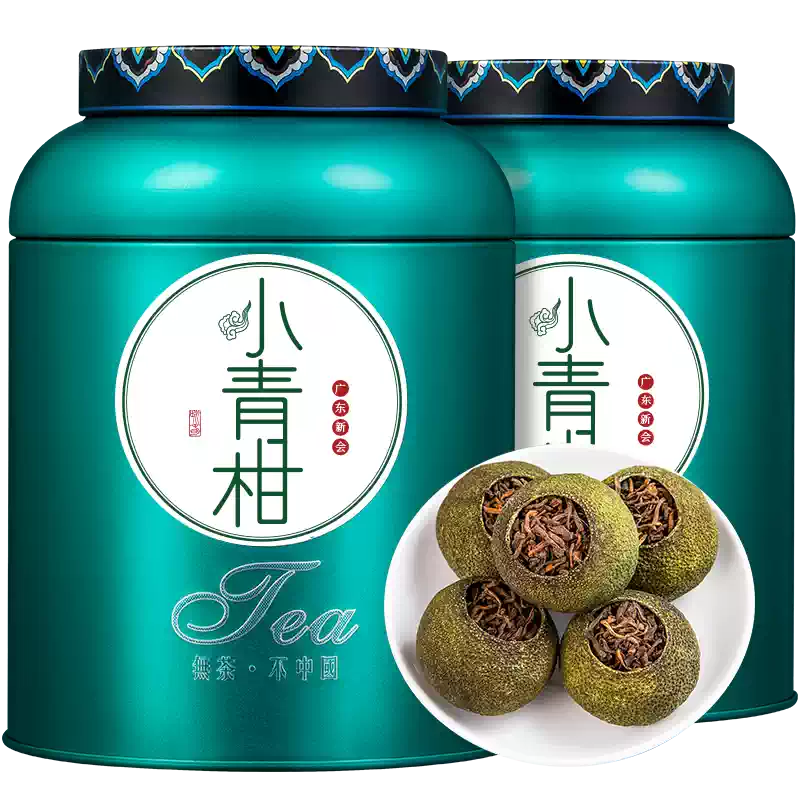 小青柑熟普茶新会老陈皮普洱勐海茶区5年熟普礼盒装