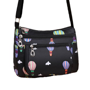 斜挎包女小包包2024新款牛津布帆布包休闲百搭运动单肩包大气时尚