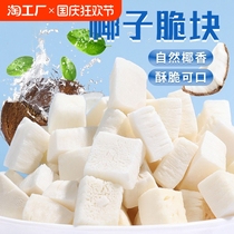 Coconut Crispy Blocks Hainan specialty coconut crispy coconut meat blocks preserved fruit snacks rich and sweet casual office snacks to satisfy your cravings