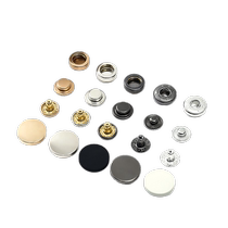 No-seam concealed buckle no punching four-way female buckle buckle button clothing decorative accessories down jacket snap button