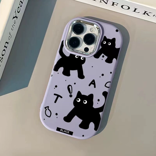 Apple, совместимый iPhone 15, чехол для телефона, милый металлический силиконовый защитный желтый iPhone13 Pro для влюбленных, 15promax, iphone, 14plus, pro12, защита при падении