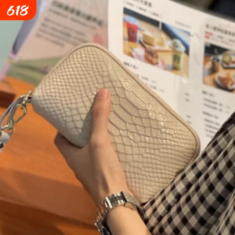 Ceutokvien Genuine Leather Wallet for Women 2026 New Model First-Layer Cowhide Women's Clutch Phone Bag with High Aesthetic Value