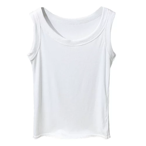 Хлопковый весенний летний черный белый топ с чашечками, осенний