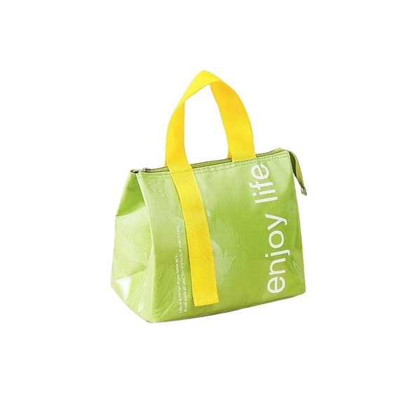 PU便当袋防水手提饭盒袋带饭保温袋防油便当包保温学生手提包收纳