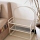 Creamy door entrance multi-layer shoe rack household storage rack simple small shoe rack entrance door cute storage rack creative