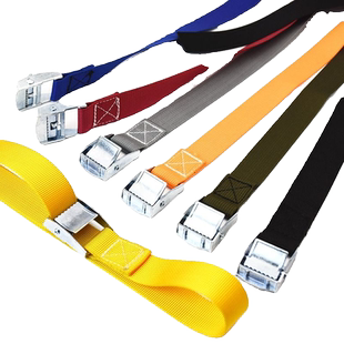 打包带捆绑带绳锌合金压扣货物行李箱捆扎带万能收紧带紧绳器固定