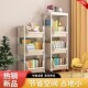 Bookshelf is simple to floor and move multi-layer student small bookcase with wheels integrated wall storage storage rack snacks