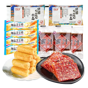 妙多乐豆奶蜜汁肉脯海盐芝士棒组合装