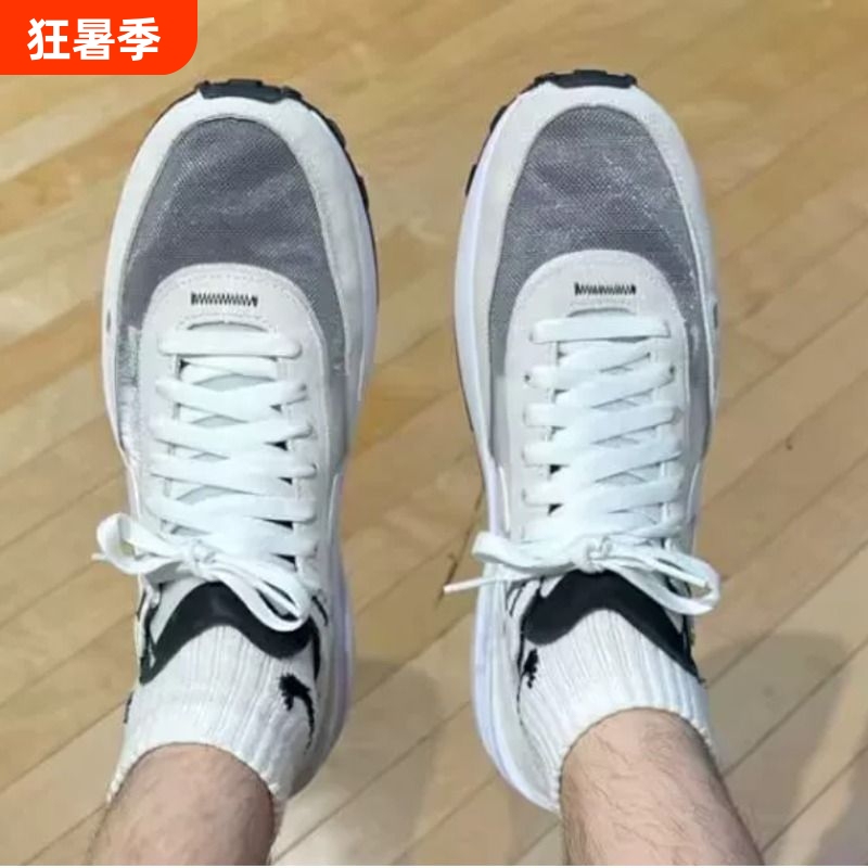 Waffle One Simple, Comfortable, Non-Slip, Wear-Resistant, Breathable, Lightweight, Low-Top Sports and Casual Running Shoes for Men and Women