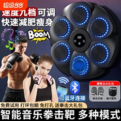 Intelligent music boxing machine For Home adult kids reaction Digital target height adjustable wall target Sanda training equipment