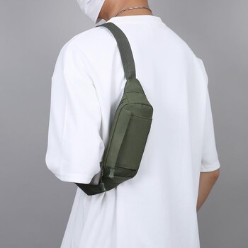 New chest bag multi-functional stall cashier bag outdoor mobile phone bag cycling sports camouflage waist bag for men