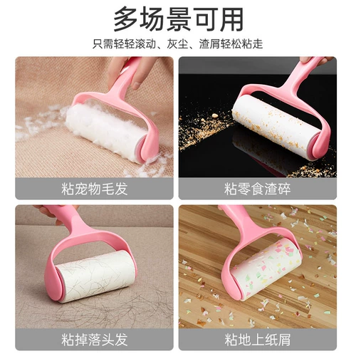 Ролик для удаления ворса, отрывной очиститель пыли для одежды, фетровая валиковая щетка, поглотитель ворса для одежды, сменная бумага, диагональное разрывание и чистка волос.