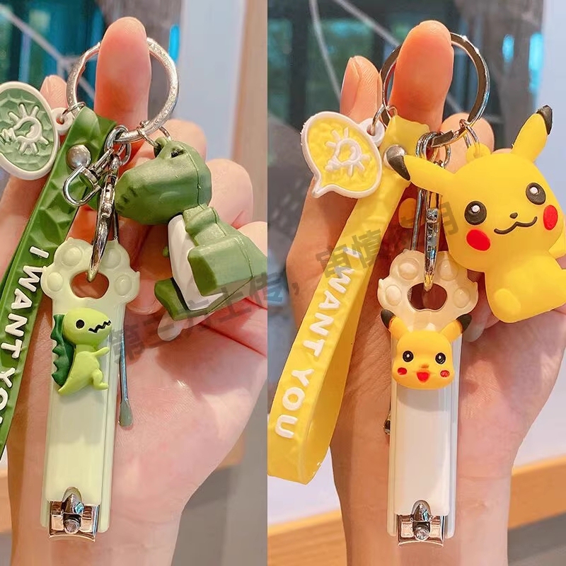 Cartoon Keychain with Nail File, Cute Keychain, Bag Charm, Creative Couple Pendant, Small Gift, Backpack Charm Cartoon Keychain with Nail File, Cute Keychain, Bag Charm, Creative Couple Pendant, Small Gift, Backpack Charm