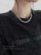 다목적 티타늄 강철 쿠바 목걸이 힙합 남자와 여자 트렌디 한 멋진 스웨터 체인 커플 간단한 스웨터 체인 쇄골 체인 금속