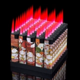 50 ветрянепроницаемые зажигалки нажимают люди, пожарную доставку, зажигание, взрыв -защищены прямо в Flame Beauty Home Price