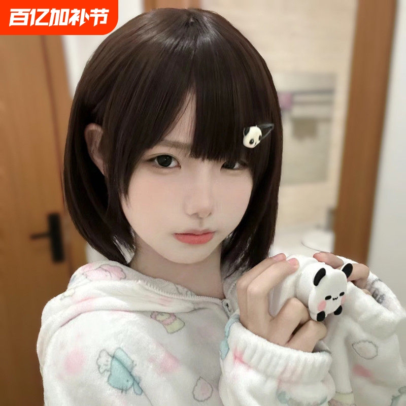 Elegant Lady Short Wig Japanese and Korean Sweet Lolita Style Wig