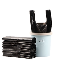 Черный мусорный мешок для домашнего использования, 52см, 300 шт