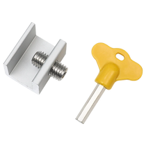 Window lock aluminum alloy buckle fixed limiter screen window door and window sliding child protection artifact safety sliding window