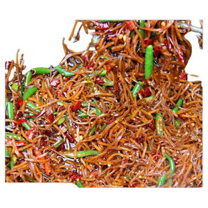 爆炒疙瘩丝好吃实惠农家特色菜特产辣炒大头菜开胃下饭菜香辣美味