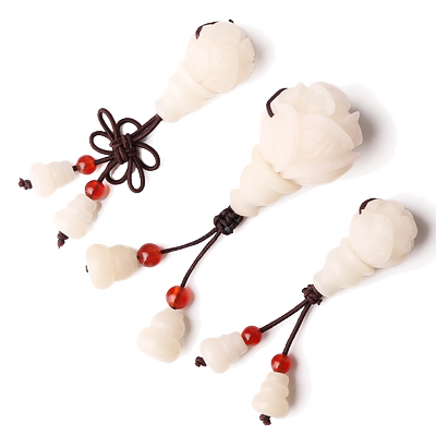 原籽玫瑰三通佛头念珠菩提根雕刻