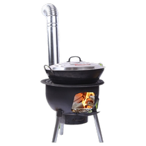 New firewood stove household rural wood-burning firewood stove mobile large pot outdoor stove stove stove table pot