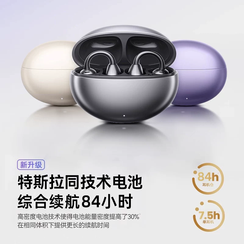 2026 Новый Bluetooth наушники ушной зажим Air Bone Conduction без уха беспроводной крючок для уха спортивные беговые длительное время работы