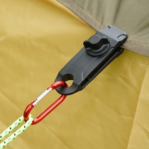 Outdoor camping canopy hook large tent clip windproof barb clip tent with additional pull point shark clip
