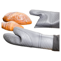 Silicone oven gloves insulation gloves anti-scalding gloves microwave oven high temperature gloves waterproof chef baking thickening