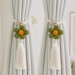 Creative Curtain Strap Tuck Wool Fruit Hanging Ornament Gauze Curtain Strap Cute Binding Rope Curtain Buckle