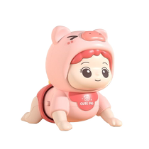 Baby toy with sound and electric learning to climb baby guide to raise head training baby 0 to 1 years old educational early education 6 months 4