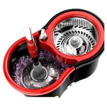 Rotating mop rod universal household one-mop hand-free hand washing and drying automatic dehydration mop bucket mopping the floor 2024 new model