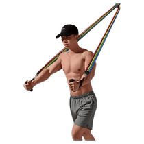 Tension rope fitness male elastic band resistance band elastic rope home tensioner back strength chest muscle training equipment