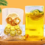 Фруктовый чай с маракуйей, чай в пакетиках, упаковка с кумватом, холодный чай