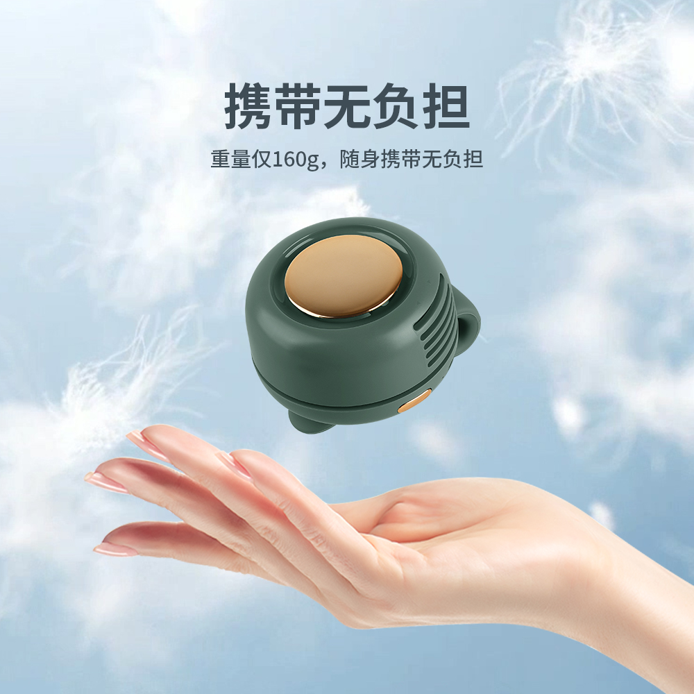 几素F8折叠小风扇：夏日清凉神器，随身携带，静音享受！🌬️🐻