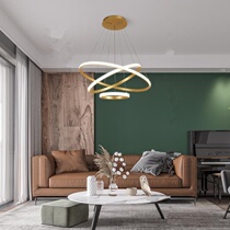 Model room lobby chandelier lines romantic and comfortable Nordic dining hall lights uniform light and extravagant texture master bedroom