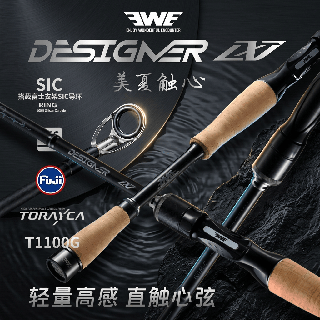 25 Models of Ewe Meixia Touch-Sensitive Lure Rods, 10Th Anniversary Limited Edition, High-Sensitivity, Fine Single-Section Rods for Mandarin Fish and Bass