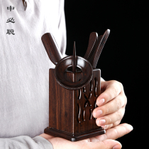 Tea ceremony six gentlemen set Tea set accessories Kung Fu tea table accessories Tea clip Tea spoon Tea needle Tea leak Tea ceremony utensils Wood