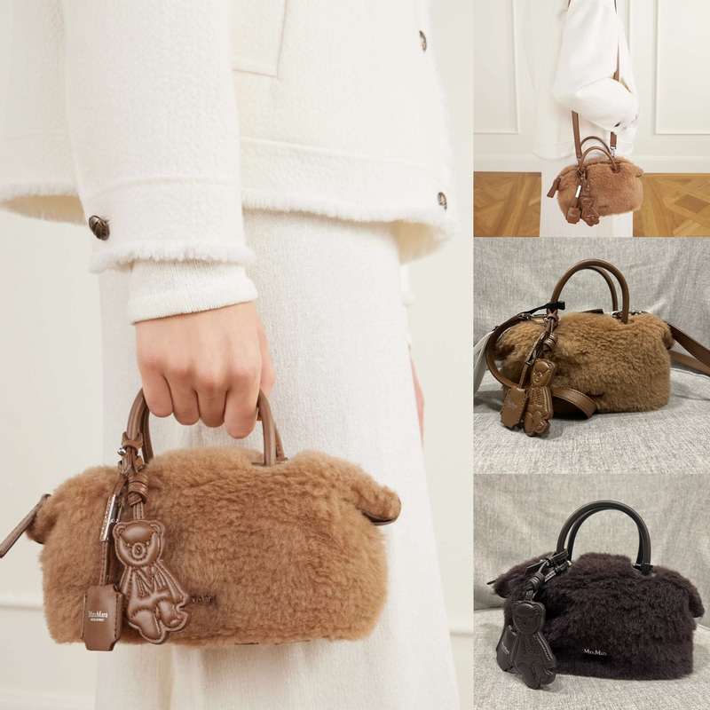 Mxateddyholdals Teddy Bag Genuine Maxmara Italy 26Th Autumn/Winter Collection Mxateddyholdals Teddy Bag Genuine Maxmara Italy 26Th Autumn/Winter Collection
