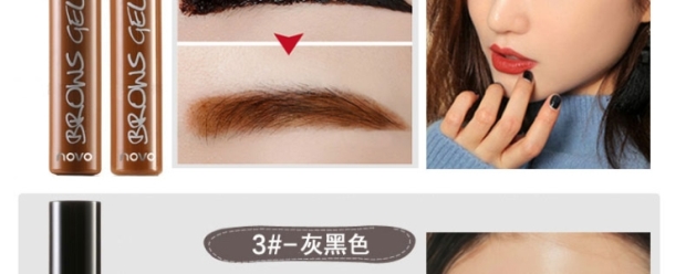 [Hàn Quốc vụ nổ Novice áp dụng] Thạch cao lông mày bán vĩnh viễn không thấm nước bền không bút chì lông mày lưới nữ màu đỏ - Bút chì lông mày / Bột / Stick kẻ chân mày innisfree