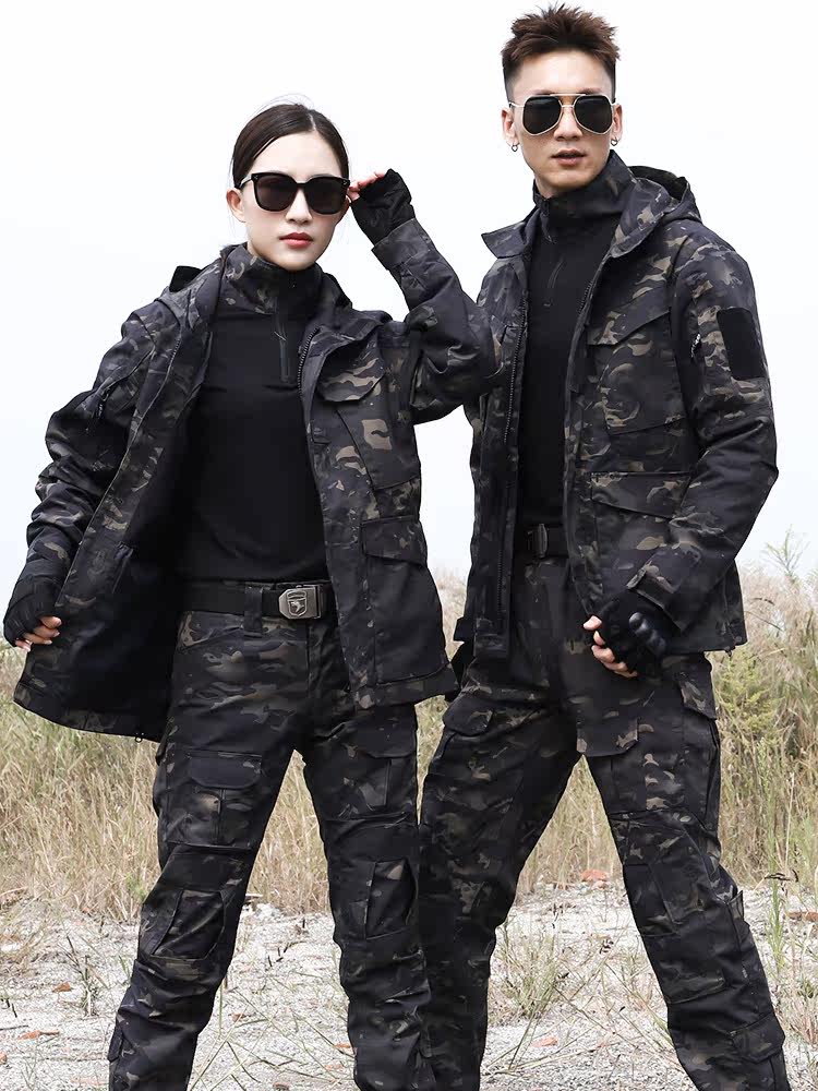 Autumn tactical jacket M65 windbreaker Men's camouflage clothing Men's and women's special forces military fans outdoor waterproof casual stormtrooper