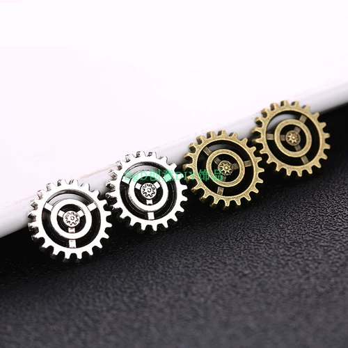 Иголка ручной работы, металлические бусины с шестернями, аксессуар, аксессуары, в стиле панк