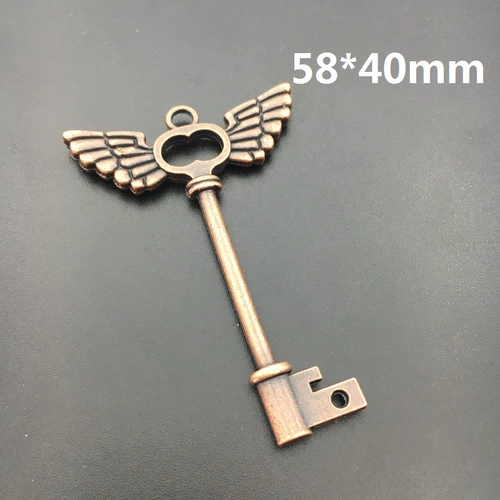 Ретро классическое реалистичное брендовое ожерелье ручной работы для ключей, металлическая подвеска, аксессуары, чехол для телефона, DIY, популярно в интернете