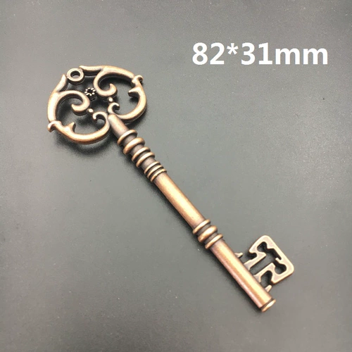 Ретро классическое реалистичное брендовое ожерелье ручной работы для ключей, металлическая подвеска, аксессуары, чехол для телефона, DIY, популярно в интернете