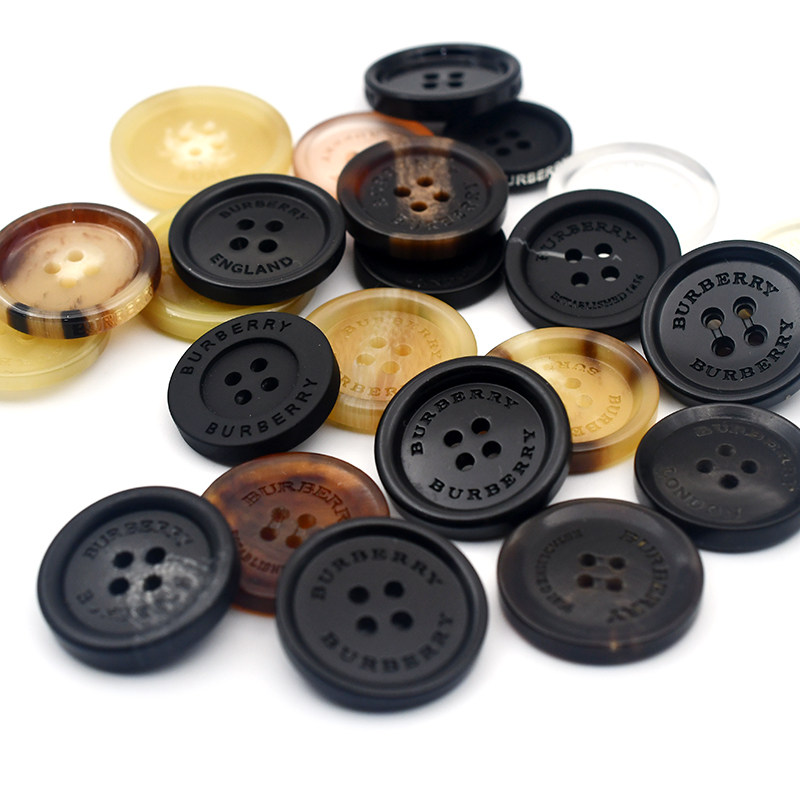 Men's and women's suits, suits, coats, buttons, wild clothes, windbreaker, tops, button accessories, round black coat buttons