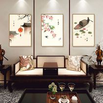 24 24 Festival Qi Decoration Painting Light Lavish Dining Room Dining Room Background Wall Hanging Painting Brief China Wind Living Room Fresco