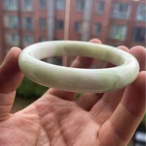 Shaanxi Xian Baozhen Natural Jade Lantian Jade Old Pit Material Bracelet Womens Foundation Jade Color Jade Bracelet