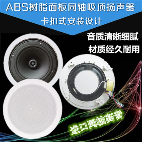 20W 30W 40W high fidelity coaxial ceiling speaker ceiling mounted speaker ceiling embedded speaker