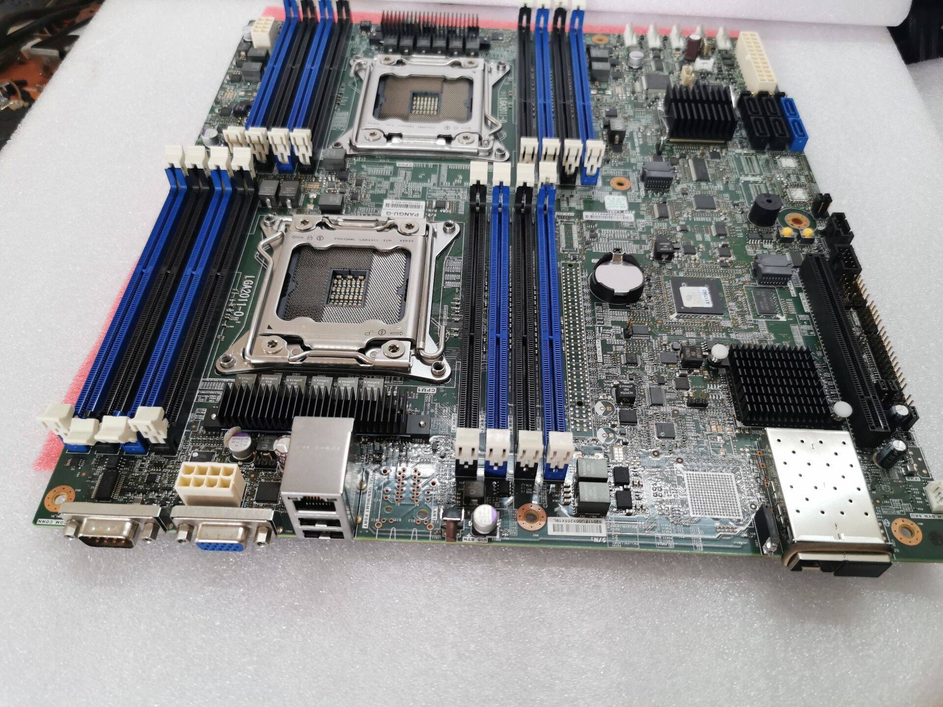 Foxconn C602 chip X79 dual road 2011 needle server motherboard supports E5-2670 open rendering computation