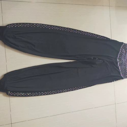 Штаны для отдыха, штаны-клёш, из хлопка и льна